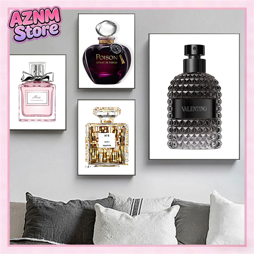 Home Fragrance Bottle - 1 szt. bezramowy minimalistyczny obraz na