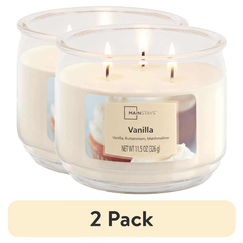 Home Fragrance Vanilla Scented Candle - Świeca w szklanym słoju o zapachu