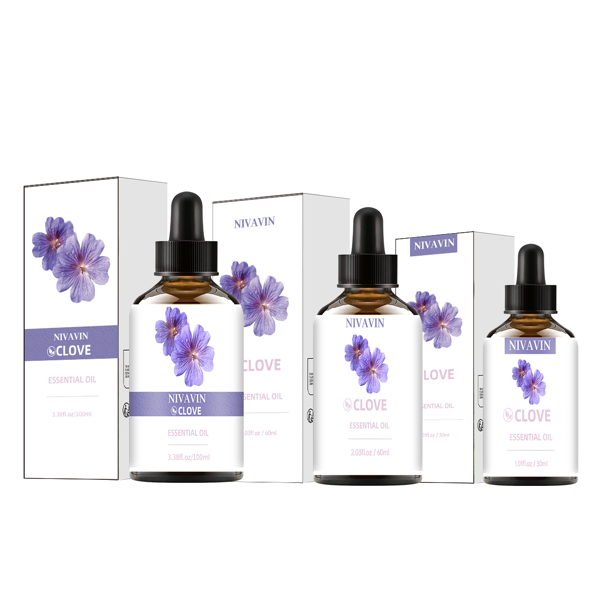 Home Fragrance Units - NIVAVIN 30ml/60ml/00ml Olejek eteryczny z goździkiem,