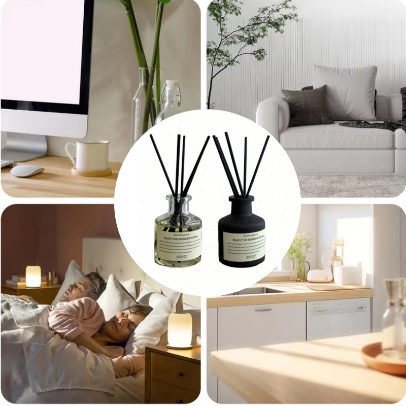 Home Fragrance Jasmine Diffuser - 50ml Bezpłomieniowy Zapach do Domu Bezpłomieniowy