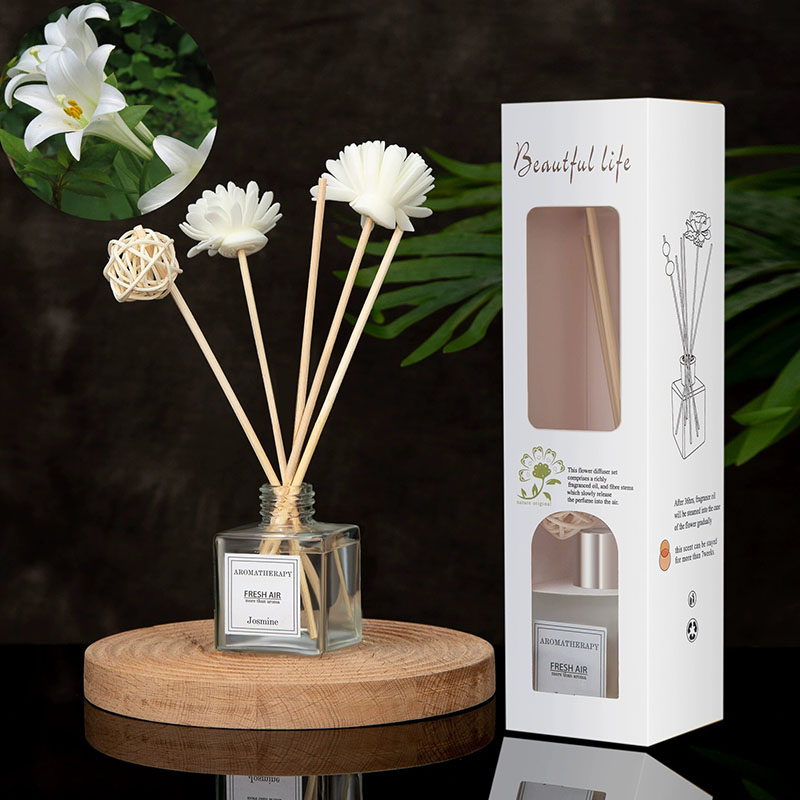 Home Fragrance Jasmine Diffuser - Zestaw do aromaterapii domowej z dyfuzorem