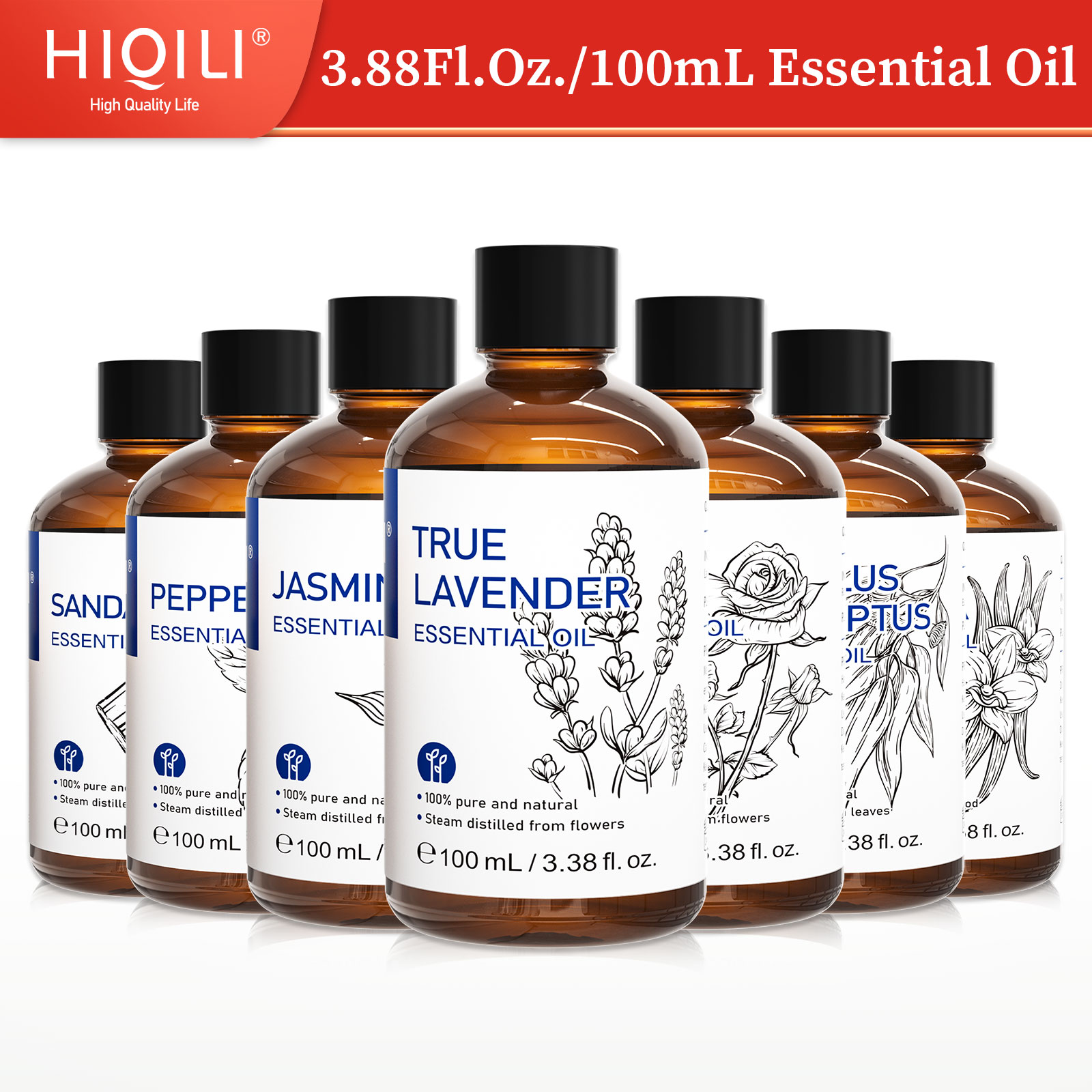 Home Fragrance Units - HIQILI 100% Naturalny, 100ml Olejek Eteryczny