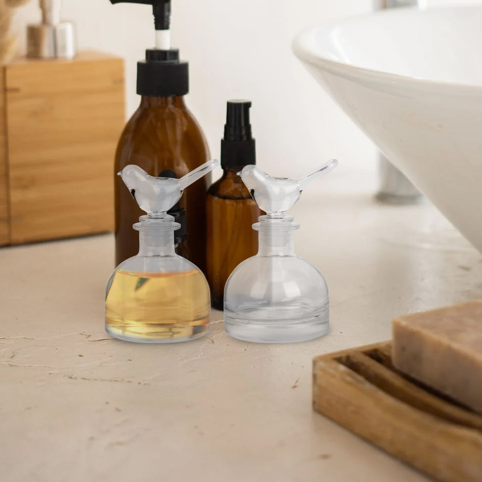 2 szt. Szklane butelki na perf – Home Fragrance Bottle recenzja i cena