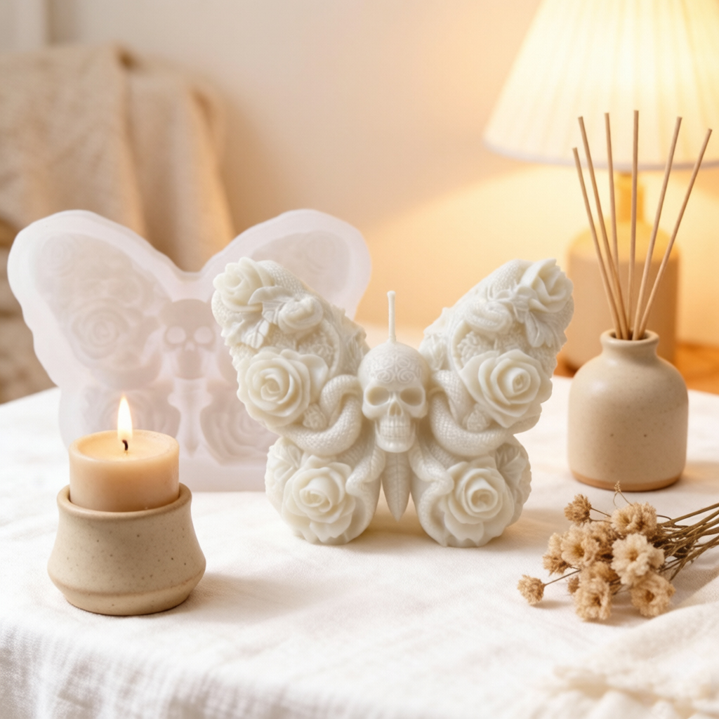 Forma silikonowa 3D Czaszka Rę – Home Fragrance Rose recenzja i cena