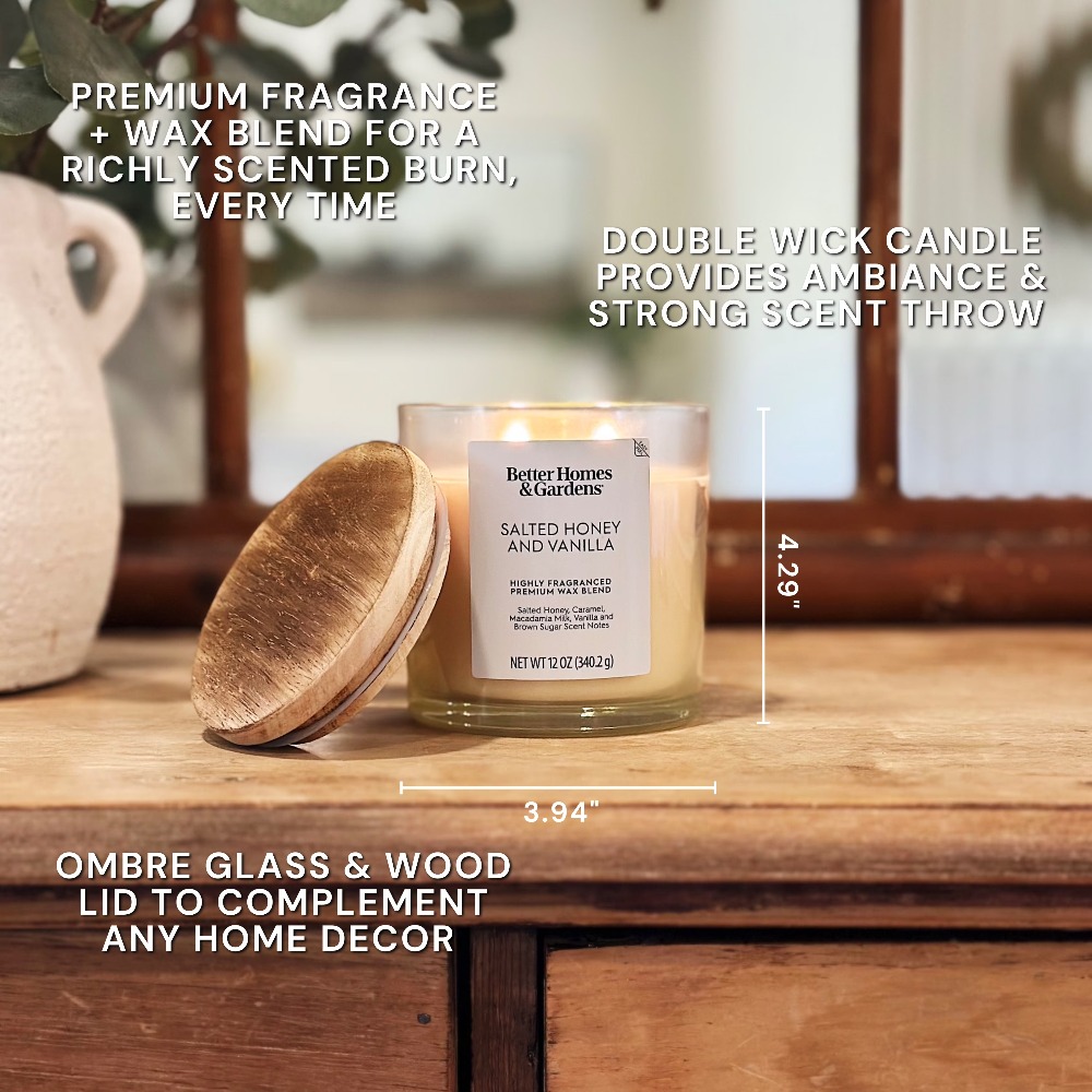 Świeca w słoiku ombre z zapach – Home Fragrance Vanilla Scented Candle recenzja i cena